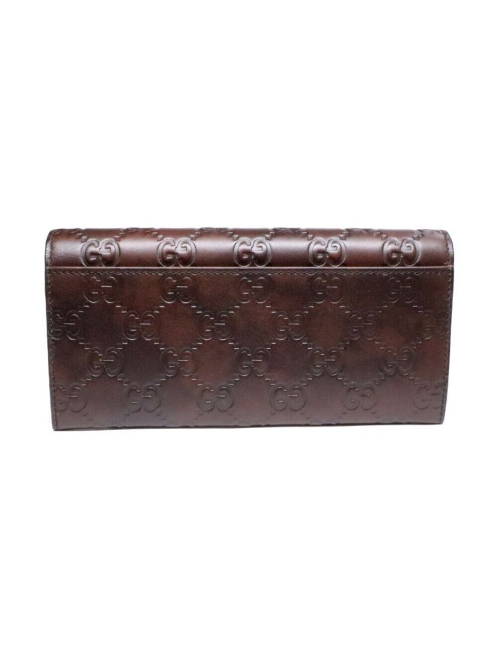 Gucci Guccissima Wallet Brown Leather - Picture 2 of 10